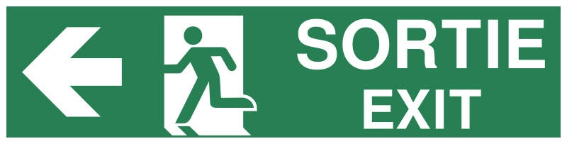 File:ISO 7010 - Exit Left - FR EN.svg