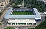 Ilham Aliyev viewed conditions created in Mehdi Huseynzade Sumgayit City Stadium 09.jpg