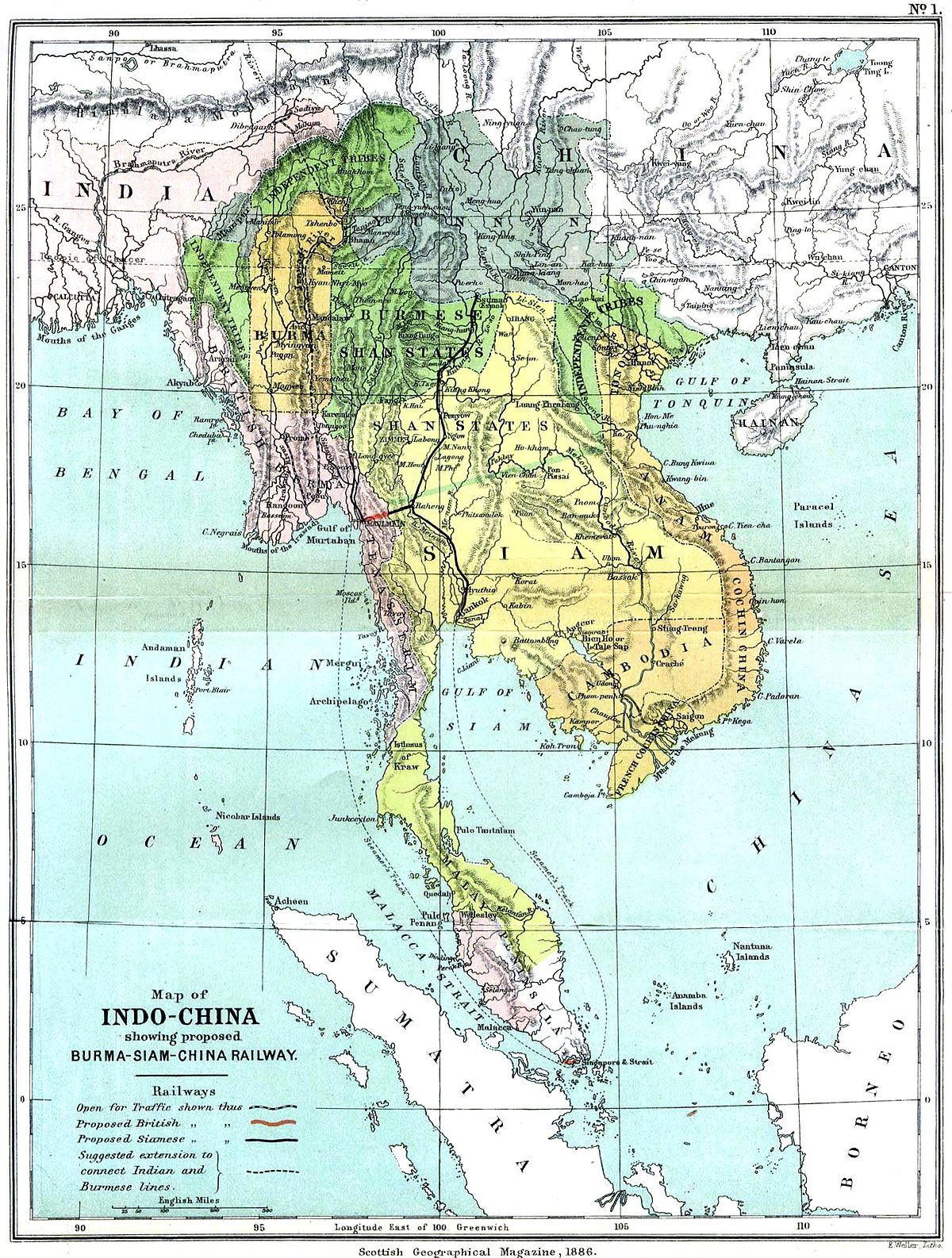 Oleh indocina ditunjukkan negara-negara kawasan asia di nomor yang tenggara semenanjung terletak di Unsur Geografi