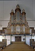 Interieur met orgel