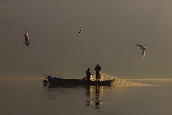 Işıklı Lake Fishermen Photograph: Mmuratilhan