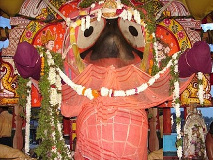 Jagannath during Ratha Yatra, 2011