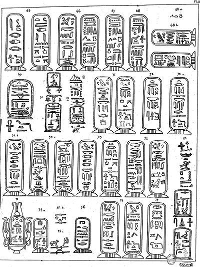 Jean-François Champollion - Lettre à M. Dacier relative à l'alphabet des hiéroglyphes phonétiques, p.56.jpg