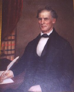 Judicial portrait of John Boyle, c. 1834.