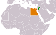 موقع الأردن ومصر في الوطن العربي والشرق الأوسط