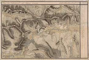 Adămuș pe Harta Iosefină a Transilvaniei, 1769-73