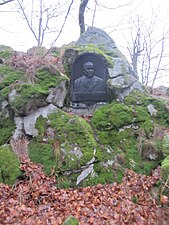 Justus-Schneider-Denkmal nahe der Milseburghütte