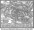 Mappa ta 'l-assedju ta' Plevna (Harta asediului Plevnei/Kärtchen zur Schlacht bei Plewna, 11. & 12.09.1877)