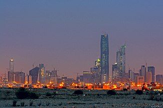 KAFD vidita de Nordorientoflanko de Riyadh City.jpg