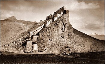 Kampa Dzong, Tibet 1904 John C. White RESTORED