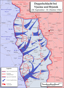 Harita - Vjazma ve Brjansk yakınlarındaki Kesselschlachten 1941.png