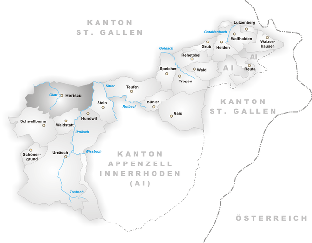 Herisau - Localizazion