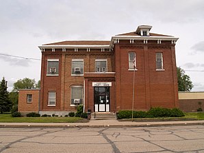 Das Kidder County Courthouse ist einer von drei Einträgen des Countys im National Register of Historic Places.