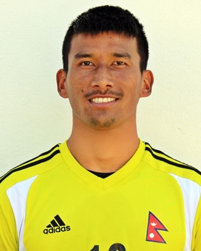 Kiran Chemjong is Nepal's highest capped player with 100 appearances.