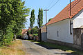 Čeština: Postranní ulice v Pucheři, části obce Kluky English: Side street in Pucheř, part of Kluky, Czech Republic.