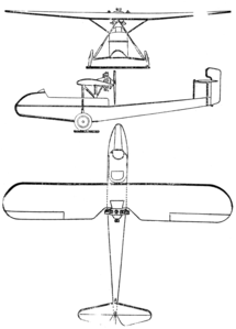 Koolhoven FK.30 3-vue Les Ailes 22 décembre 1927.png