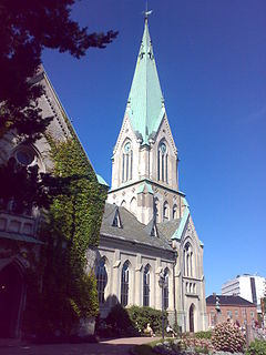 Kristiansand Cathedral Church in Agder, Norway