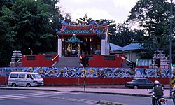 クチン華人街の土地公, 1991年.