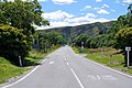 English: New Zealand State Highway 82 near its junction with New Zealand State Highway 83 at Kurow, New Zealand