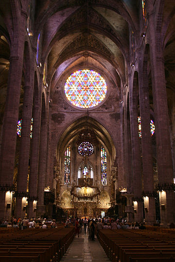 Rosetón mayor de la Catedral de Santa María de Palma de Mallorca