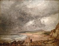 Weymouth Bay myrskyn lähestyessä - John Constable - Louvre Museum, RF 39 - Q27097977.jpg