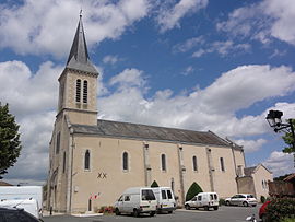 The church in La Chapelle-Montreuil