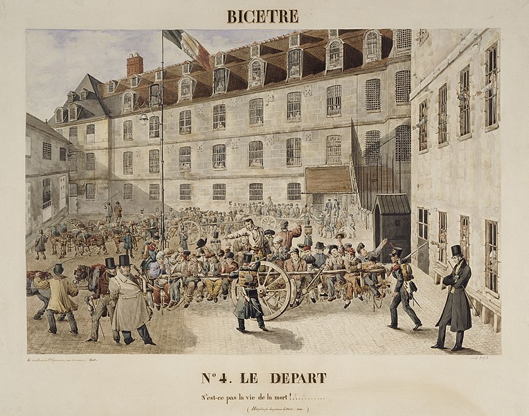 File:La prison de Bicêtre à Gentilly - le départ de la chaîne des forçats.jpg