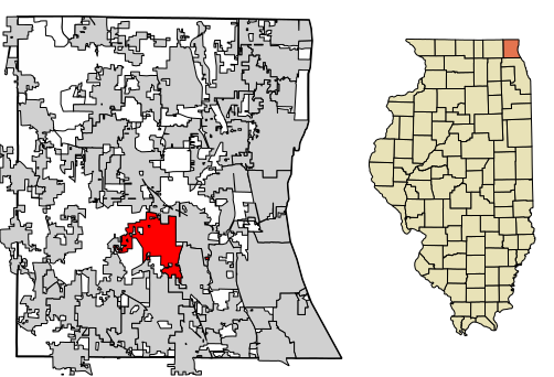 File:Lake County Illinois Incorporated and Unincorporated areas Mundelein Highlighted.svg