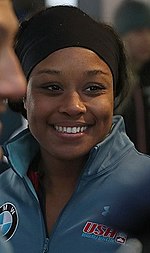 Danau Kwaya 2019-01-05 2-wanita Bobsleigh di 2018-19 Bobsleigh Piala Dunia Altenberg oleh Sandro Halank.jpg