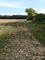 La voie Angoulême - Bourges au Grand Peyrat.