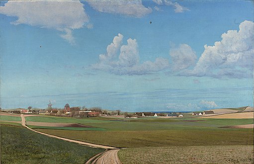 L.A. Ring, Tidligt forår. Motiv ved Melby, 1901, Ordrupgaard