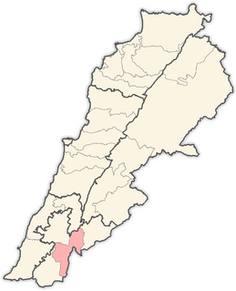 Marjeyoun District District in Nabatiyeh Governorate, Lebanon