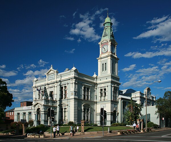 Leichhardt Town Hall, seat of the former Leichhardt council, now one of the three seats of the Inner West Council