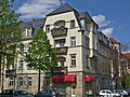 Apartment building in closed development