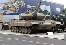 Leopard 2A7+ at Eurosatory 2010