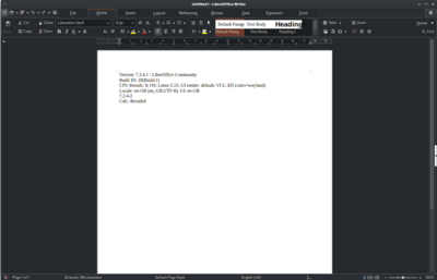 LibreOffice Writer