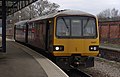 2015-04-14 Northern Rail 144011 stands at Lincoln Central.