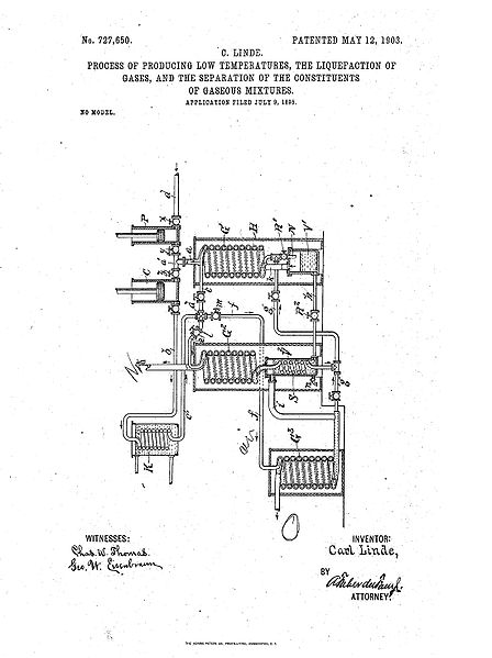Linde's 1895 patent.