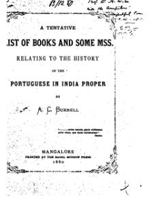 List of Books and Some Manuscripts Relating to the History of the Portuguese in India (1880).djvu