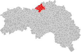 Localisation de Communauté de communes de la Vallée de la Dives