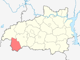District de Gavrilovo-Posadskij - Carte