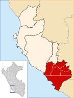 Location of the province Nasca in Ica.svg