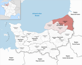 Locator map of Arrondissement Dieppe 2017.png