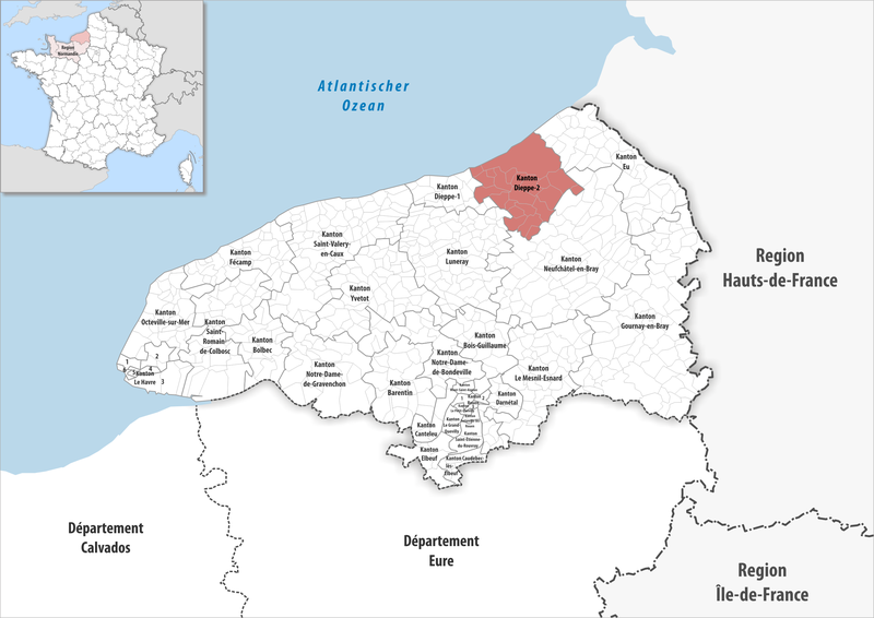 File:Locator map of Kanton Dieppe-2 2019.png