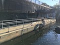 English: Locks and dam under the Pawtucket Street bridge