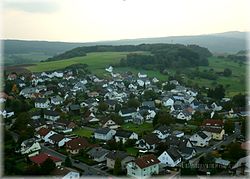 Skyline of Untershausen