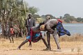 Lucha entre clanes de la tribu Mundari, Terekeka, Sudán del Sur, 2024-01-29, DD 200