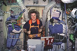 Lucid on Treadmill in Russian Mir Space Station - GPN-2000-001034.jpg