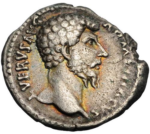 Denarius of Aelius' son, future Roman emperor Lucius Verus