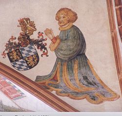Изображение на Лудвиг III фон Пфалц в църквата Нойщат на Вайнстрассе
